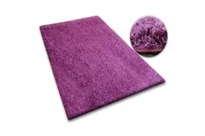 Dywany Lusczow Kusový koberec SHAGGY Izebelie 5cm fialový, velikost 250x350