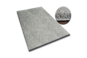 Dywany Lusczow Kusový koberec SHAGGY Izebelie 5cm šedý, velikost 200x350