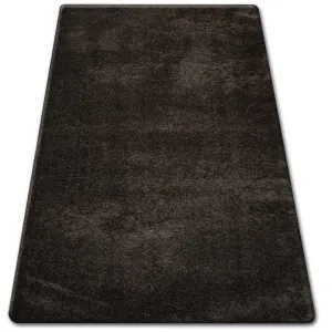 Dywany Lusczow Kusový koberec SHAGGY MICRO hnědý, velikost 120x170