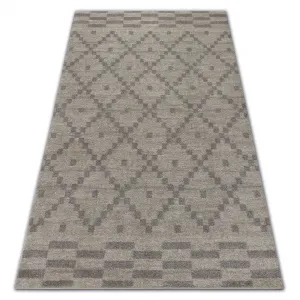 Dywany Lusczow Kusový koberec SOFT RUTA krémovo-béžový, velikost 160x220