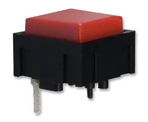 E-Switch 320.01E11Red. Switch, Tactile, Spst, 25Ma, 50Vdc