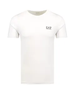 Bílá trička EA7 Emporio Armani