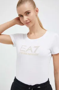 Tričko EA7 Emporio Armani bílá barva #5409018