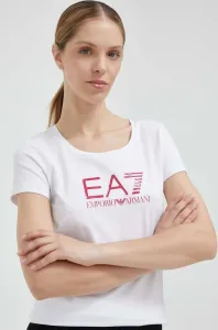 Tričko EA7 Emporio Armani bílá barva #5943370