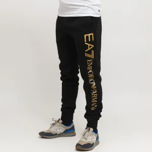 Kalhoty EA7 Emporio Armani pánské, černá barva, s potiskem #3206119
