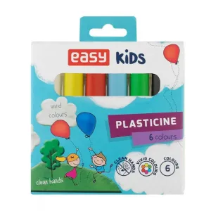 EASY - EasyCreative plastelina 6 barev/sada, 96g