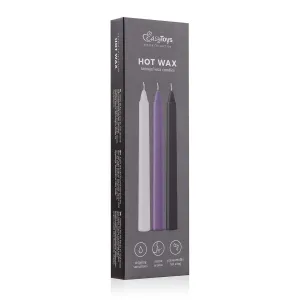 Easytoys Fetish Collection Sensual Hot Wax Candles - sada tělových BDSM svíček (3ks) #2781318