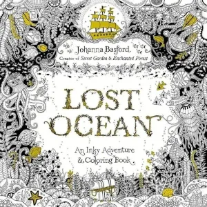 Lost Ocean - An Inky Adventure & Colouring Book (Basford Johanna)(Paperback / softback)