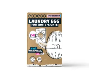 ECOEGG Vajíčko na 50 praní na bílé a světlé prádlo, jarní květy
