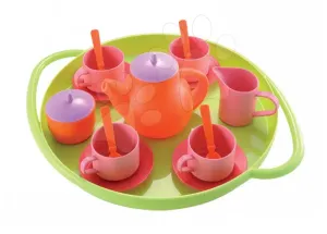 Écoiffier dětská čajová sada Bubble Cook 975 růžovo-oranžovo-zelená