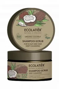 Peelingový šampon Kokos - hloubkové čištění pokožky a vlasů - EcoLatier Organic - 250ml