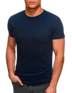 Pánské hladké tričko S970 - námořnická modř