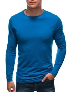 Pánské tričko s dlouhým rukávem ENOCH modrý