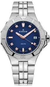EDOX Sport Delfin Diver Date Lady Special Edition 53020-3M-BUDDR + 5 let záruka, pojištění a dárek ZDARMA