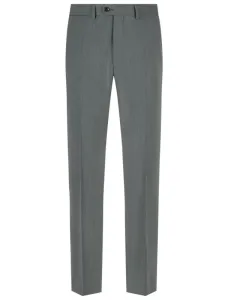 Nadměrná velikost: Eduard Dressler, Kombinovatelné kalhoty ze střižní vlny Světle Zelená #4877690