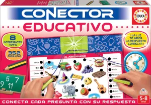 Společenská hra Conector Educativo & Učení Educa španělsky 352 otázek od 5–8 let
