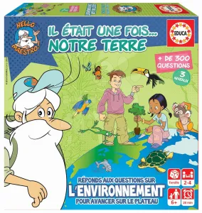 Společenská hra Hello Maestro Notre Terre Educa francouzsky pro 2–4 hráče od 6 let