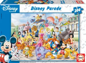 Dětské puzzle Disney Průvod Educa 200 dílů 13289 barevné