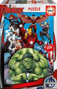 Puzzle pro děti Avengers Educa 200 dílů 15933 barevné