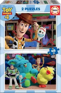 Educa Puzzle Toy Story 4: Woody a kamarádi 2x48 dílků