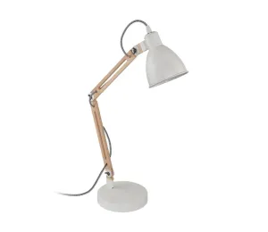 Eglo Eglo 96957 - Stolní lampa TORONA 1 1xE14/28W/230V bílá
