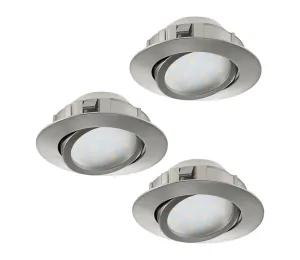 Eglo Eglo 95859- SADA 3x LED podhledové svítidlo PINEDA 1xLED/6W/230V