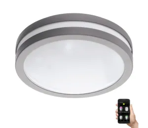 Eglo Eglo 33572 - LED Stmívatelné koupelnové svítidlo LOCANA-C 14W/230V IP44 stříbrná