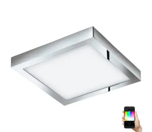 Eglo Eglo 33668-LED RGBW Stmívatelné koupelnové svítidlo FUEVA-C 21W/230V 30x30cm