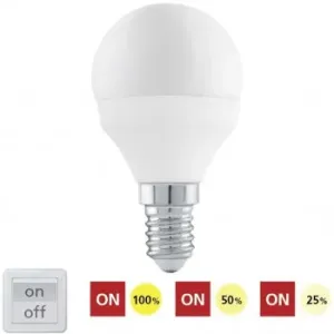 LED krokově stmívatelná žárovka E14/6W/3000K - EGLO 11583