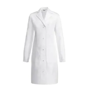 Dámský zdravotnický plášť s gumičkou EGOchef AMY - bílý L