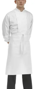 Kuchařská zástěra nízká s kapsou EGOchef - bílá