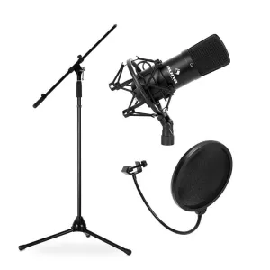 Electronic-Star Mikrofonní set, stojan, mikrofon a pop filtr #762250