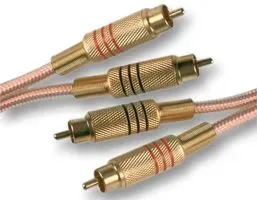 Electrovision B051 Lead, 2 X Phono To 2 X Phono, Gold 1M