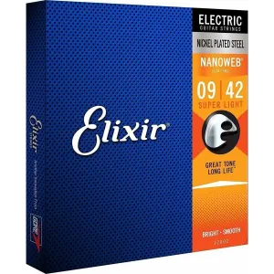 Elixir Electric Nanoweb tvrdost 009/042
