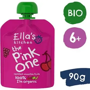 Ella's Kitchen BIO Pink One ovocné smoothie s rebarborou (90 g)