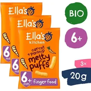 Ella's Kitchen BIO křupky mrkev a pastinák (3× 20 g)