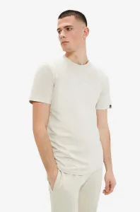 Bavlněné tričko Ellesse béžová barva, s aplikací