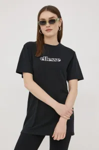 Bavlněné tričko Ellesse černá barva #1998094