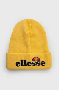 Čepice Ellesse žlutá barva, z tenké pleteniny #1966253