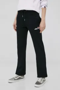 Kalhoty Ellesse dámské, černá barva, s aplikací #1995696