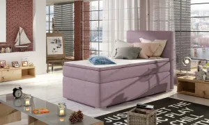 Artelta Čalouněná jednolůžková postel ROCCO | pravá 90 x 200 cm Barva: Soro 65
