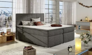 Artelta Manželská postel BOLERO Boxspring | 160 x 200 cm Bolero barva: Sawana 05, Bolero rozměr: 160x200 cm
