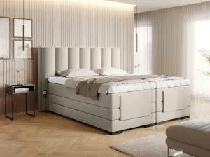 ELTAP Čalouněná postel VEROS Boxsprings 160 x 200 cm Látka čalounění: Inari 22