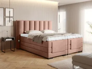 ELTAP Čalouněná postel VEROS Boxsprings 160 x 200 cm Látka čalounění: Nube 24