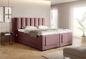 Artelta Manželská postel VEROS Boxspring | elektrická polohovatelná 160 x 200 cm Barva: Velvet Mat 24 #703419