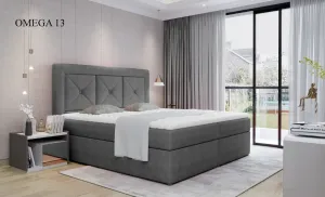 Artelta Čalouněná manželská postel IDRIS | 180 x 200 cm Barevné provedení IDRIS: Omega 13