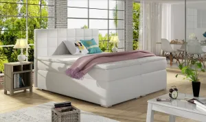ELTAP Manželská postel AMANDA BOXSPRINGS 160x200 (ekokůže soft017)
