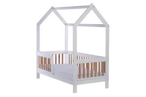Elvisia Dětská postel CASA BAMBINI | bílá buk 80 x 160 cm