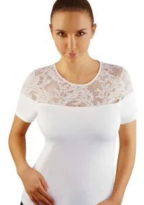 Dámské krajkové tričko Leila Emili Barva/Velikost: bílá / XL/XXL #1686154