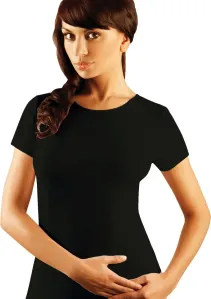 Dámské tričko Vivien s krátkým rukávem Emili Barva/Velikost: černá / XS/S
